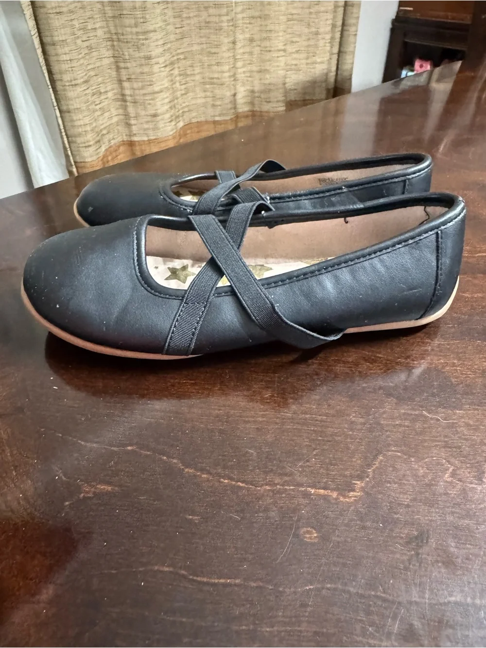 Livie & Luca Black Leather Girls' Mary Jane Shoes